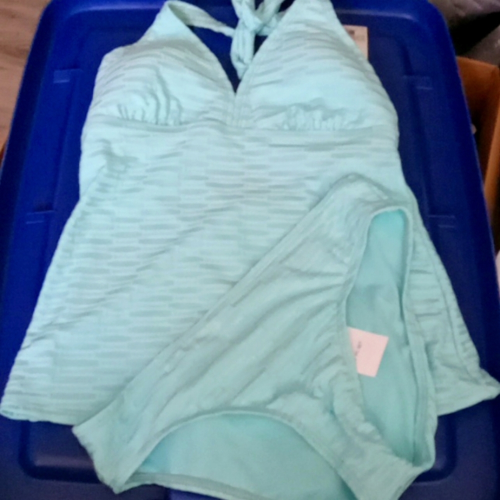 Alex Marie Tankini swimsuit size small NWT